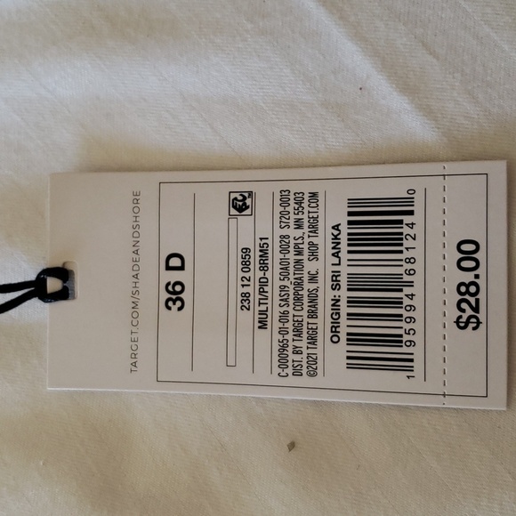 Shade & Shore Tiger Print Underwire Bikini Top Size 36D # - Picture 9 of 11